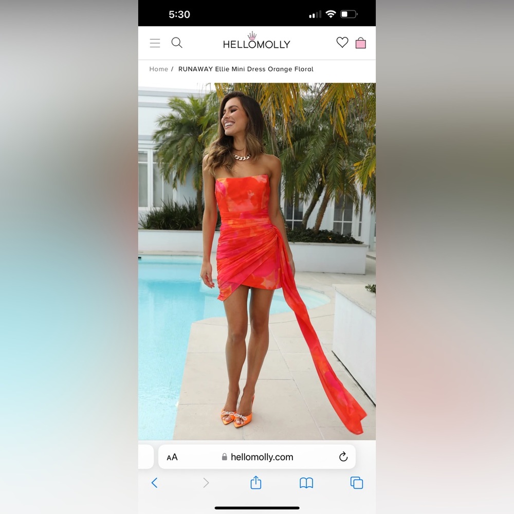 Runaway the label Orange statement dress